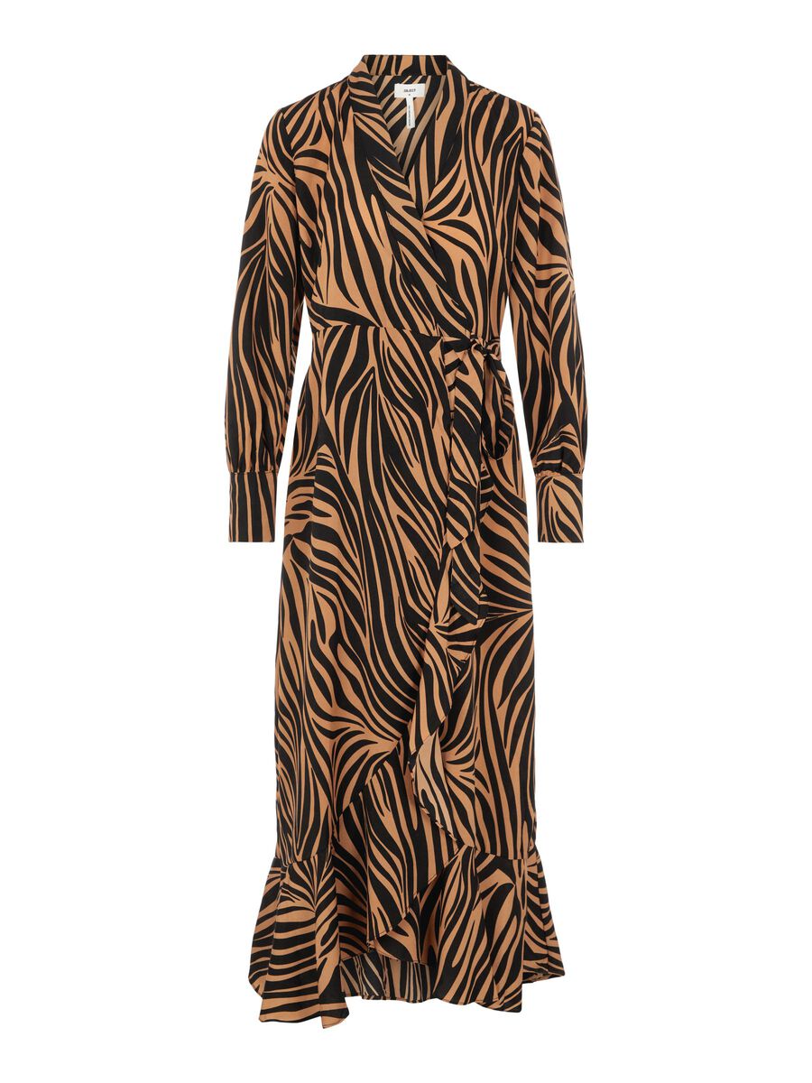Object Collectors Item PRINTED WRAP DRESS, Sepia, highres - 23038297_Sepia_939399_001.jpg