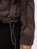 Product image thumbnail - KNITTED JUMPER, Seal Brown | 5