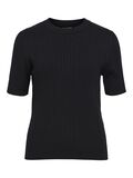 Object Collectors Item OBJNOELLE KNITTED TOP, Black, highres - 23040626_Black_001.jpg