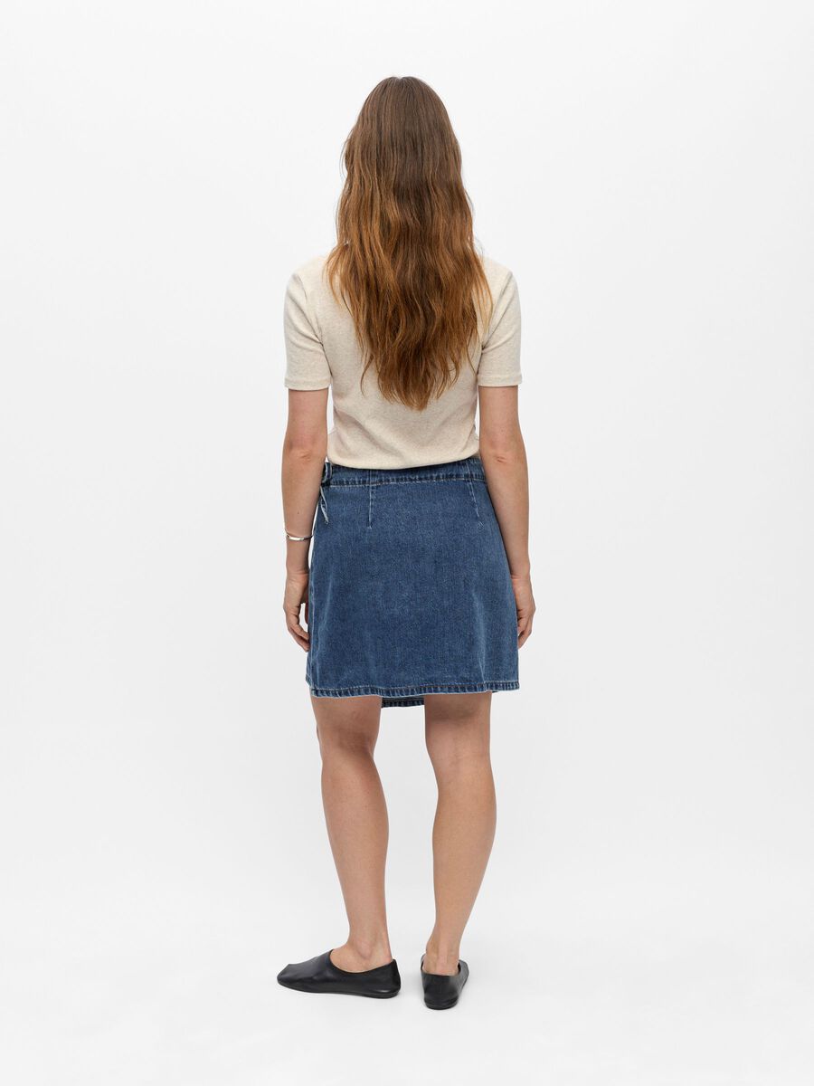 Product carousel image - DENIM SL&Aring;-OM-NEDERDEL, Medium Blue Denim | 2