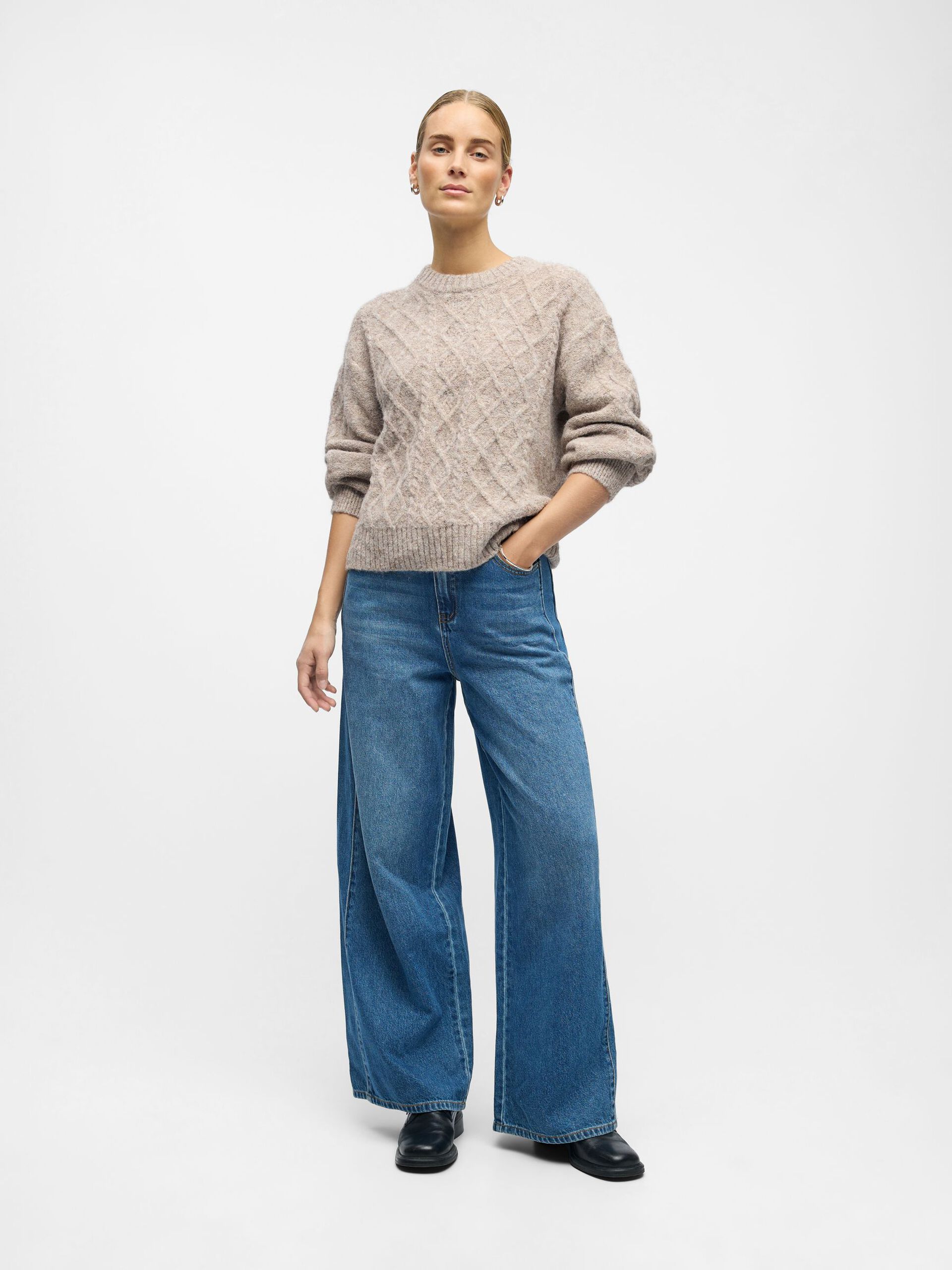 Carousel image - EN MAILLE PULLOVER, Humus | 4