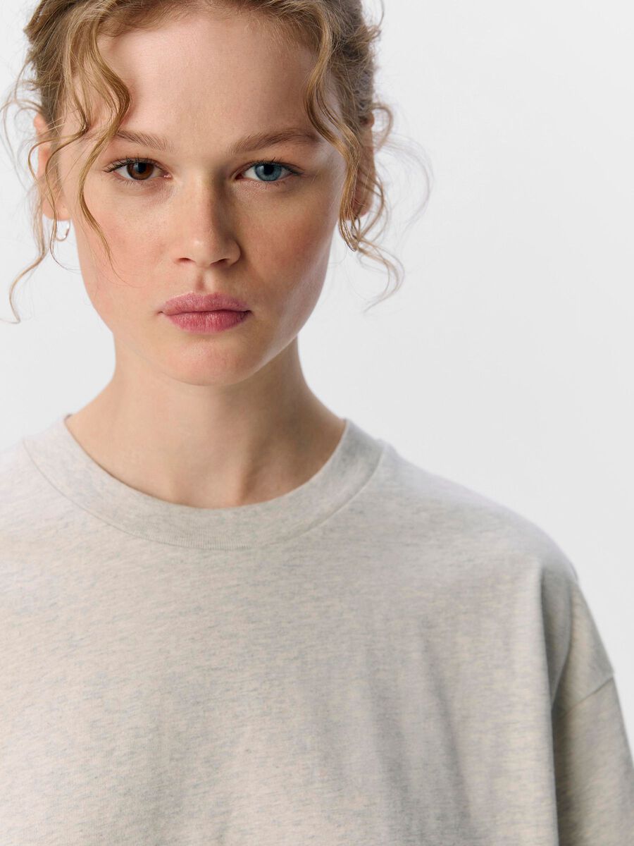Product carousel image - OVERSIZE T-SHIRT, Light Grey Melange | 3