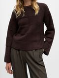 Product image thumbnail - KNITTED JUMPER, Seal Brown | 5