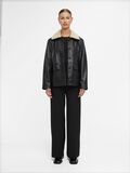 Object Collectors Item TEDDYKRAGEN LEDERJACKE, Black, highres - 23040505_Black_005.jpg