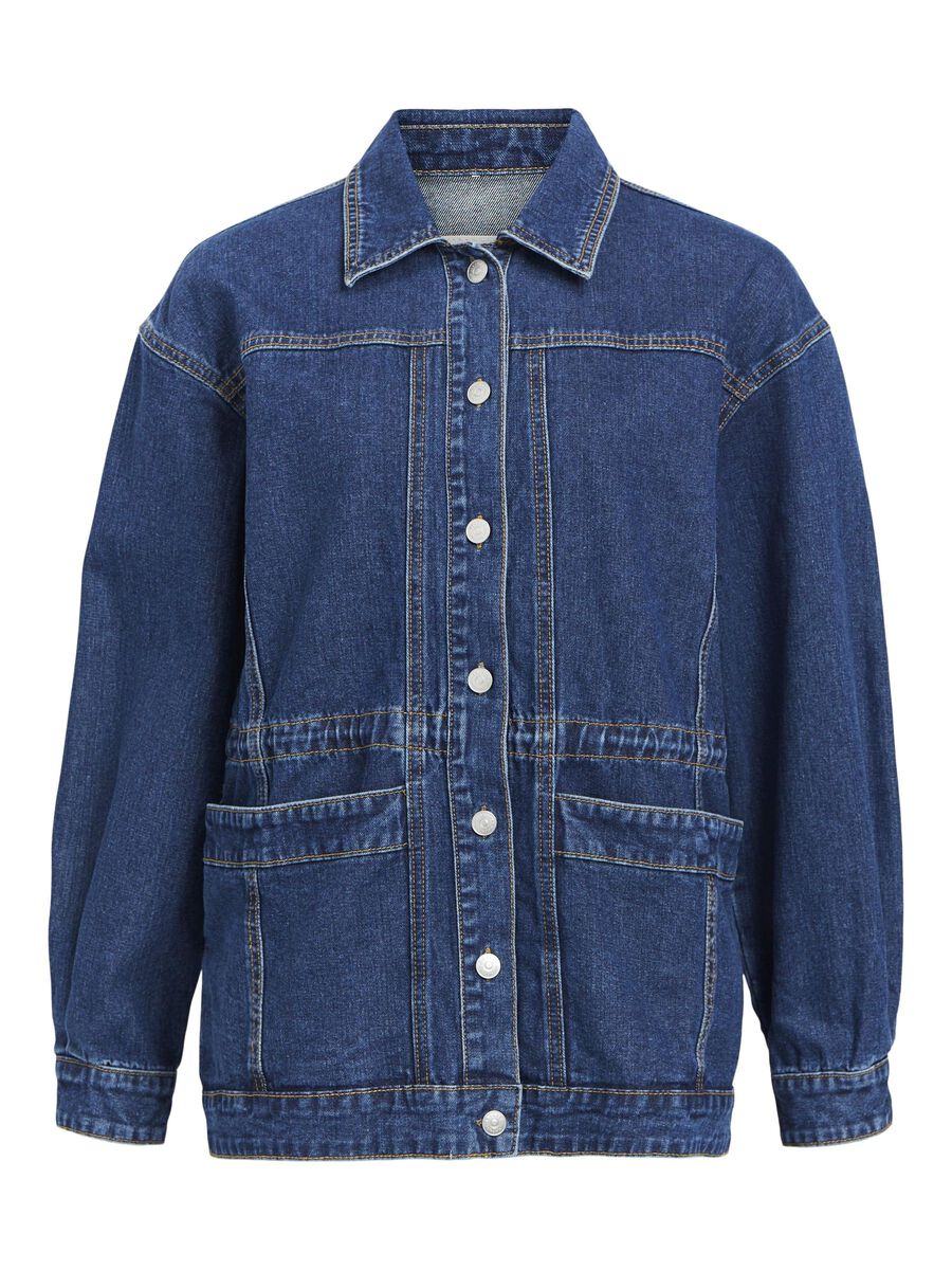 OBJECT OVERSIZED DENIMJAKKE, Medium Blue Denim, highres - 23043610_MediumBlueDenim_001.jpg