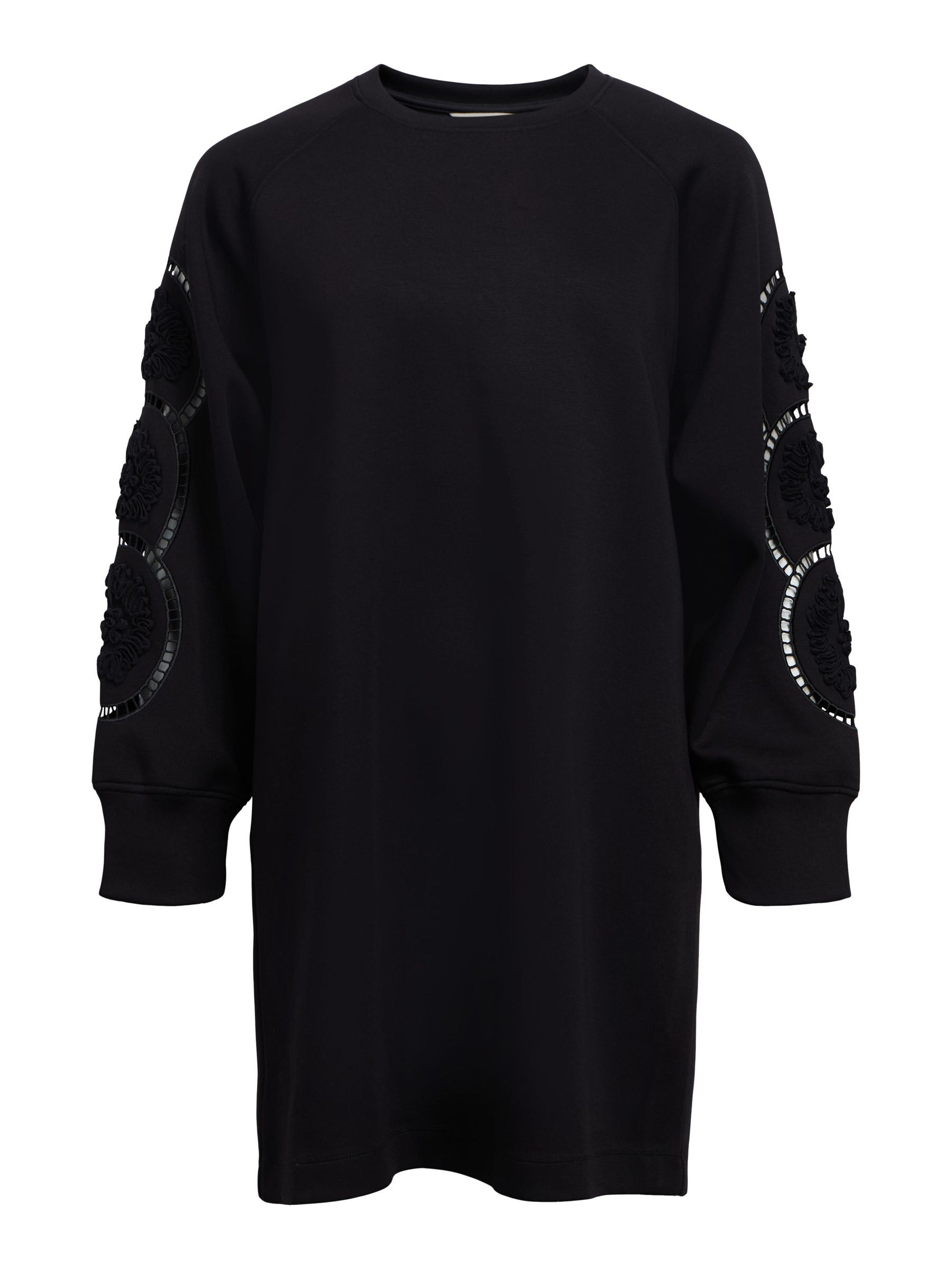 Embroidered sweater dress online