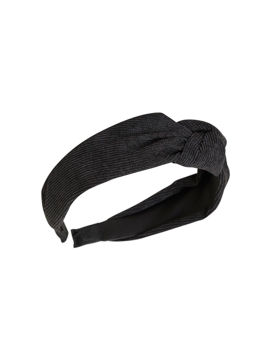 OBJECT KNOTENDETAIL HAARBAND, Black, highres - 23030418_Black_001.jpg