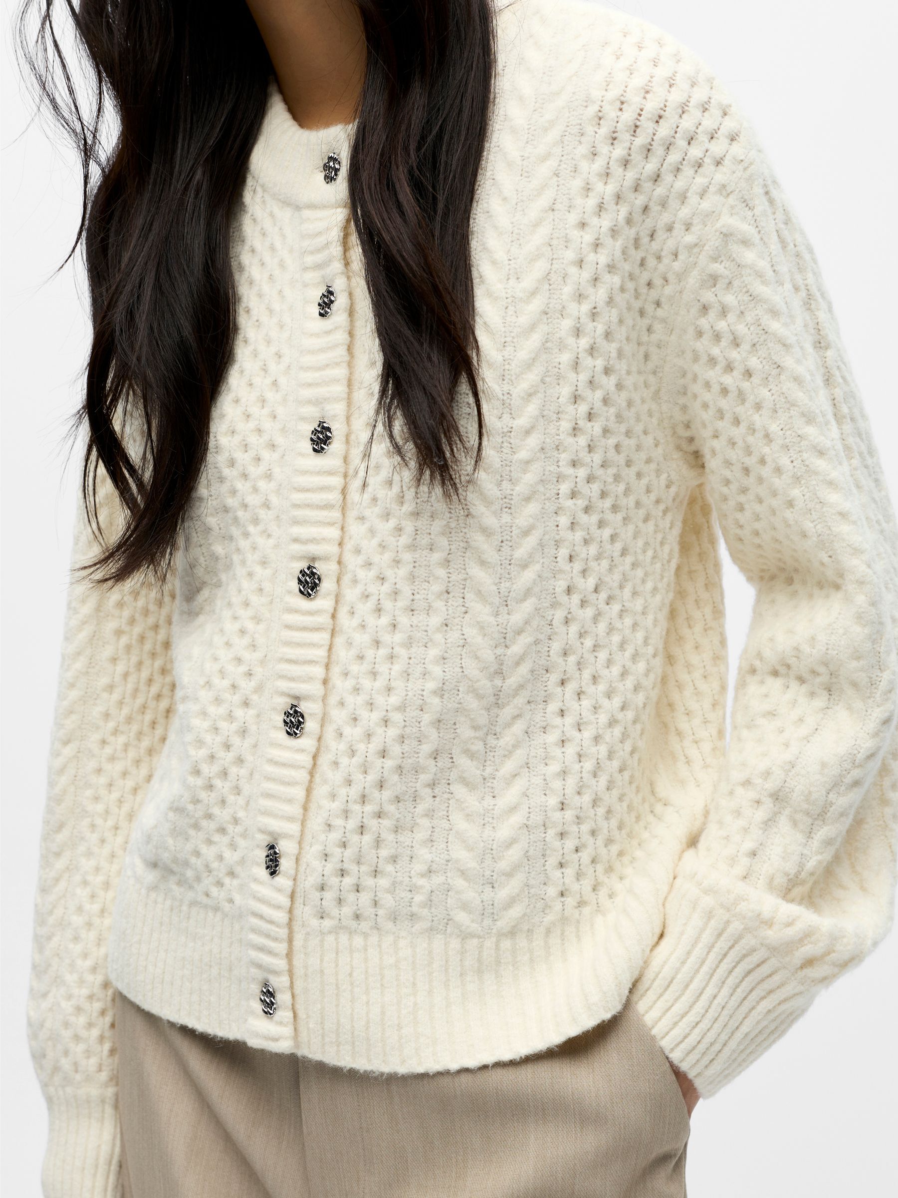 KNITTED CARDIGAN | Grey | .OBJECT CI Netherlands