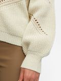 Object Collectors Item BALLOON SLEEVED KNITTED CARDIGAN, Cloud Dancer, highres - 23037460_CloudDancer_006.jpg