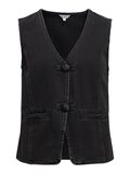 Product image thumbnail - DENIM VEST, Black Denim | 1