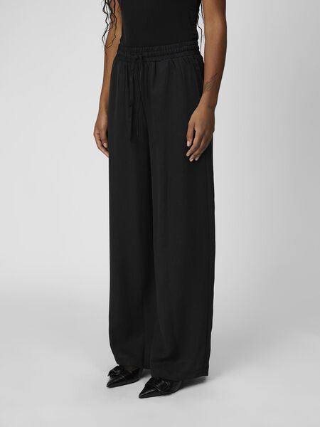 Object Collectors Item RELAXED WIDE-LEG TROUSERS, Black, highres - 23040665_Black_003.jpg