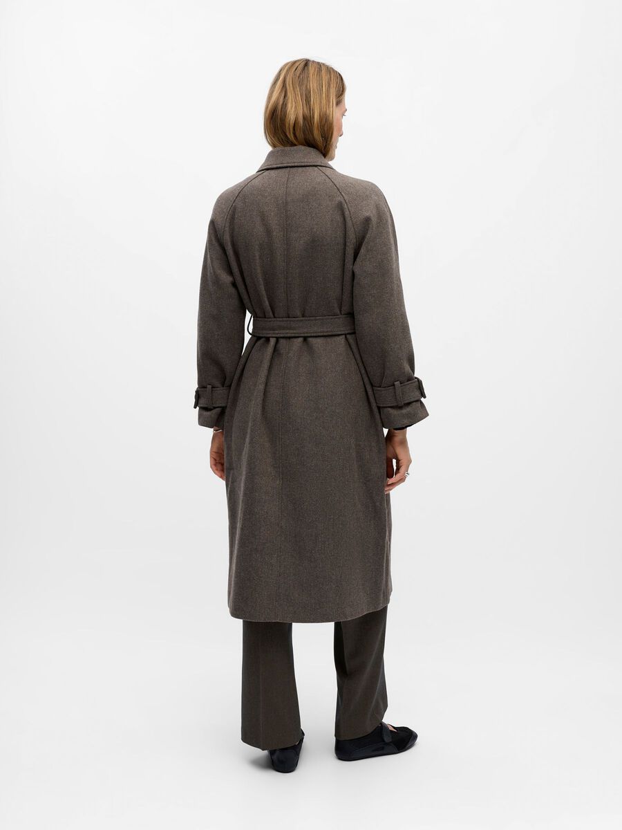 Product carousel image - ULLBLANDET TRENCHCOAT, Morel | 2