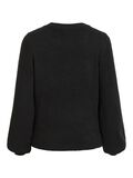 Object Collectors Item BALLOON SLEEVED KNITTED PULLOVER, Black, highres - 23027064_Black_002.jpg
