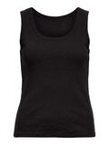Product image thumbnail - KLASSISK RIBBET TANKTOP, Black | 1