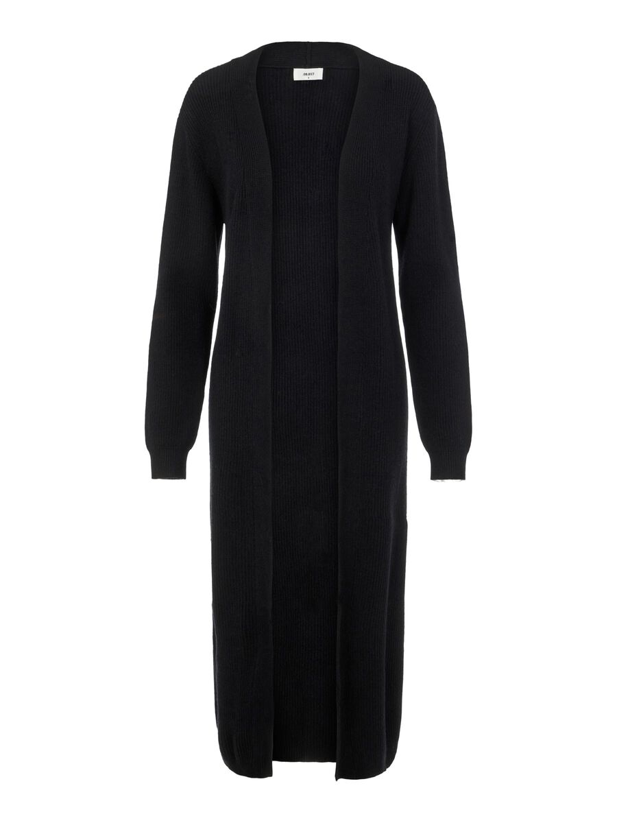 Object Collectors Item LONGLINE STRICKJACKE, Black, highres - 23035778_Black_001.jpg