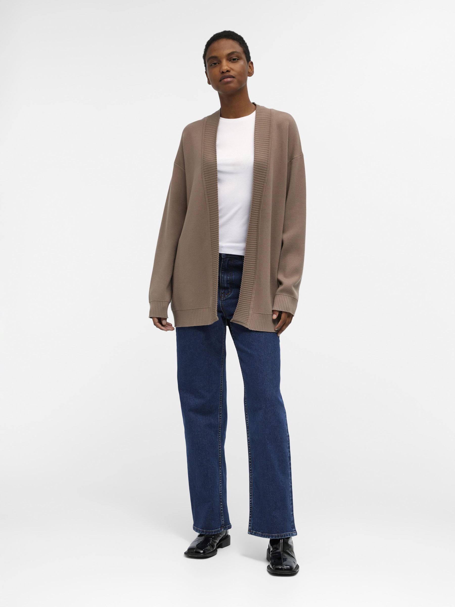 Cashmere open front discount cardigan