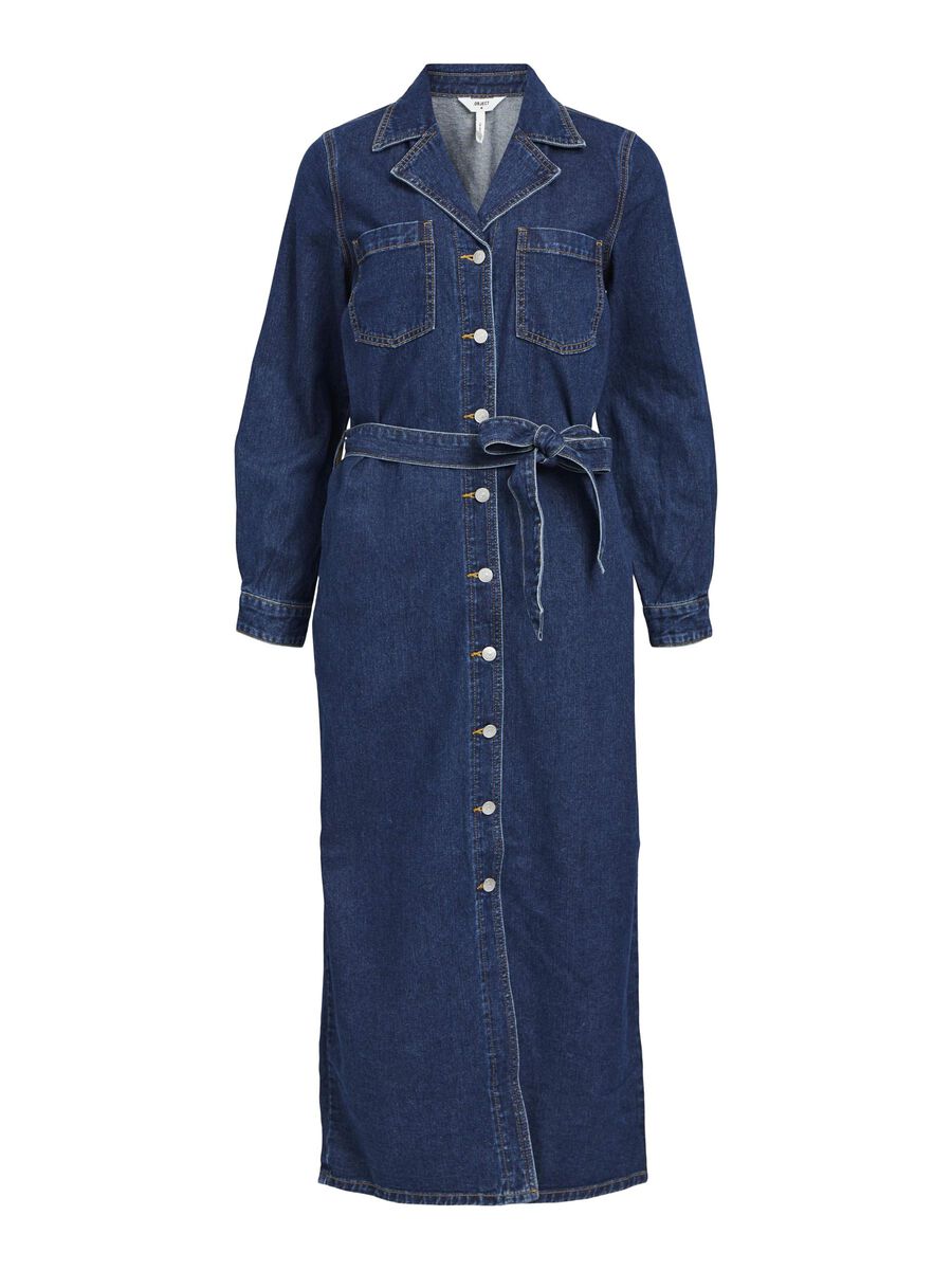 OBJECT VESTITO CAMICIA, Medium Blue Denim, highres - 23043611_MediumBlueDenim_001.jpg