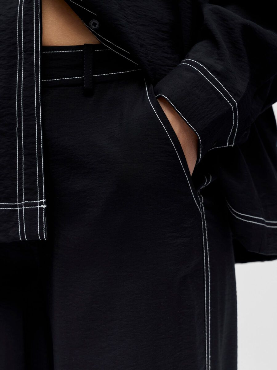 Carousel image - MED TRYCK BYXOR MED VIDA BEN, Black | 5