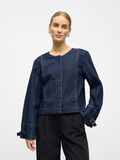 Product image thumbnail - SHORT DENIM JACKET, Dark Blue Denim | 2
