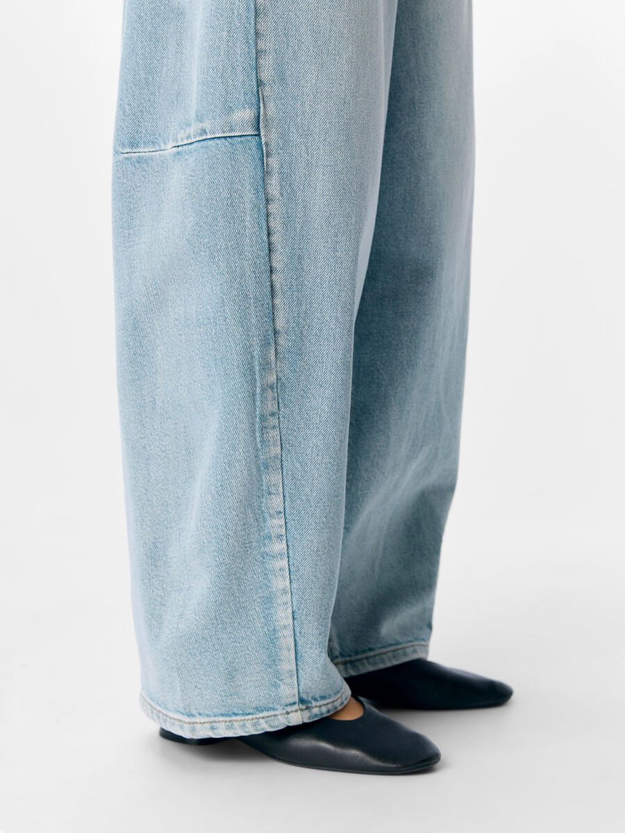 Carousel image - BARREL FIT JEANS, Light Blue Denim | 5