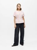 Product image thumbnail - SMOCKED PEPLUM TOP, Pale Lilac | 4
