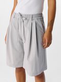 OBJECT HIGH WAISTED BERMUDA SHORTS, Light Grey Melange, highres - 23046313_LightGreyMelange_006.jpg