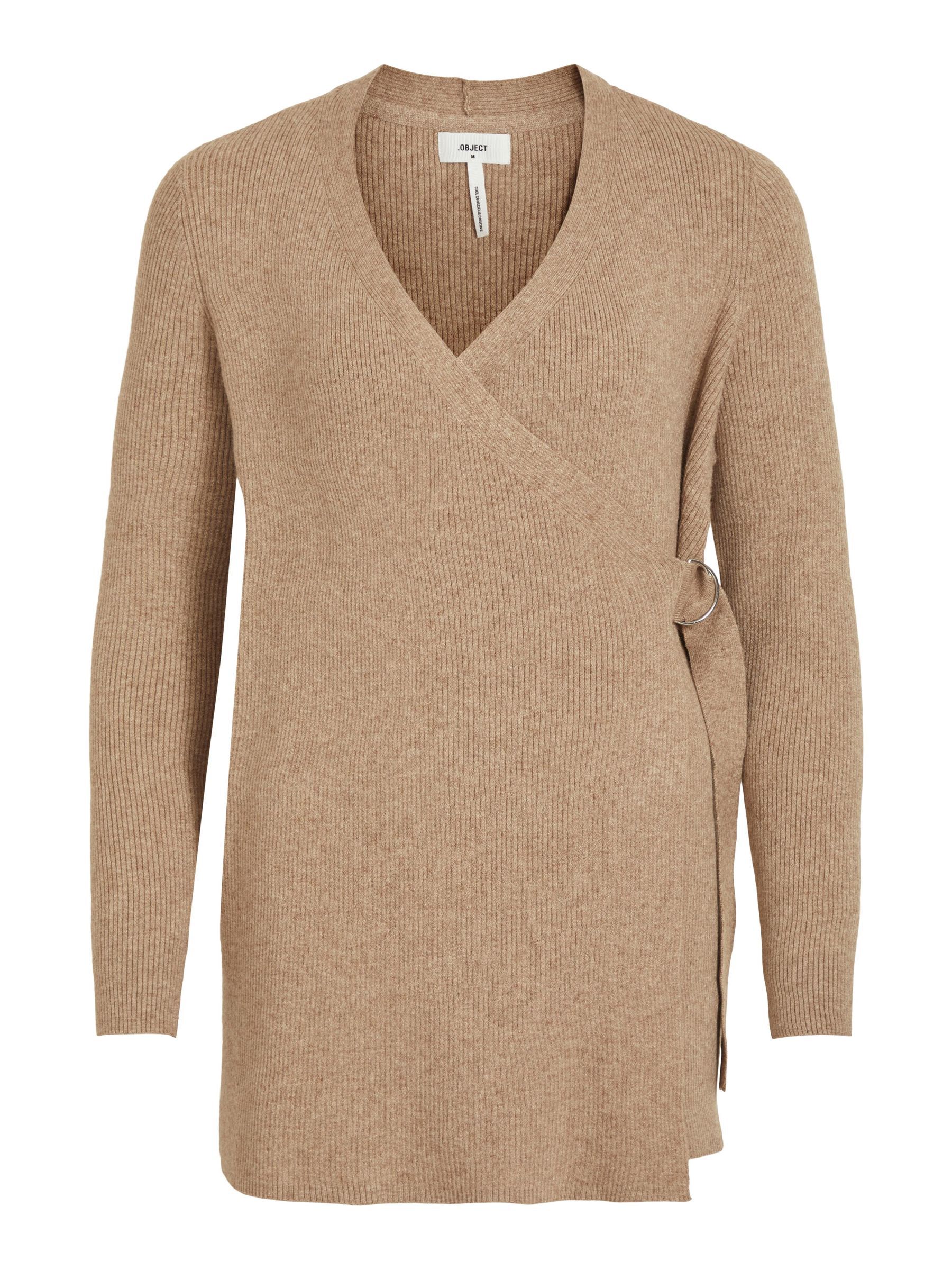 wrap knit cardigan