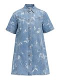 Product image thumbnail - PRINTED DENIM DRESS, Light Blue Denim | 1