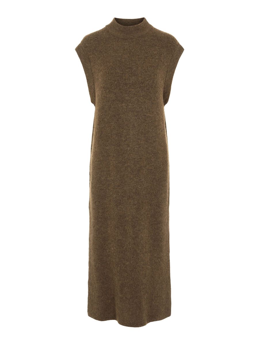 Object Collectors Item KNITTED MIDI DRESS, Sepia, highres - 23036869_Sepia_891967_001.jpg