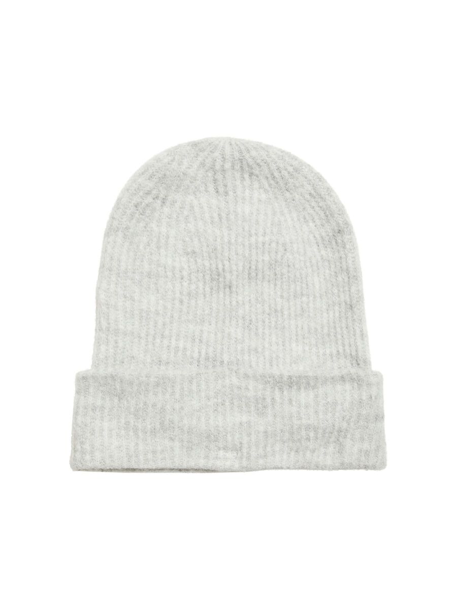 OBJECT KNITTED BEANIE, Light Grey Melange, highres - 23030082_LightGreyMelange_001.jpg