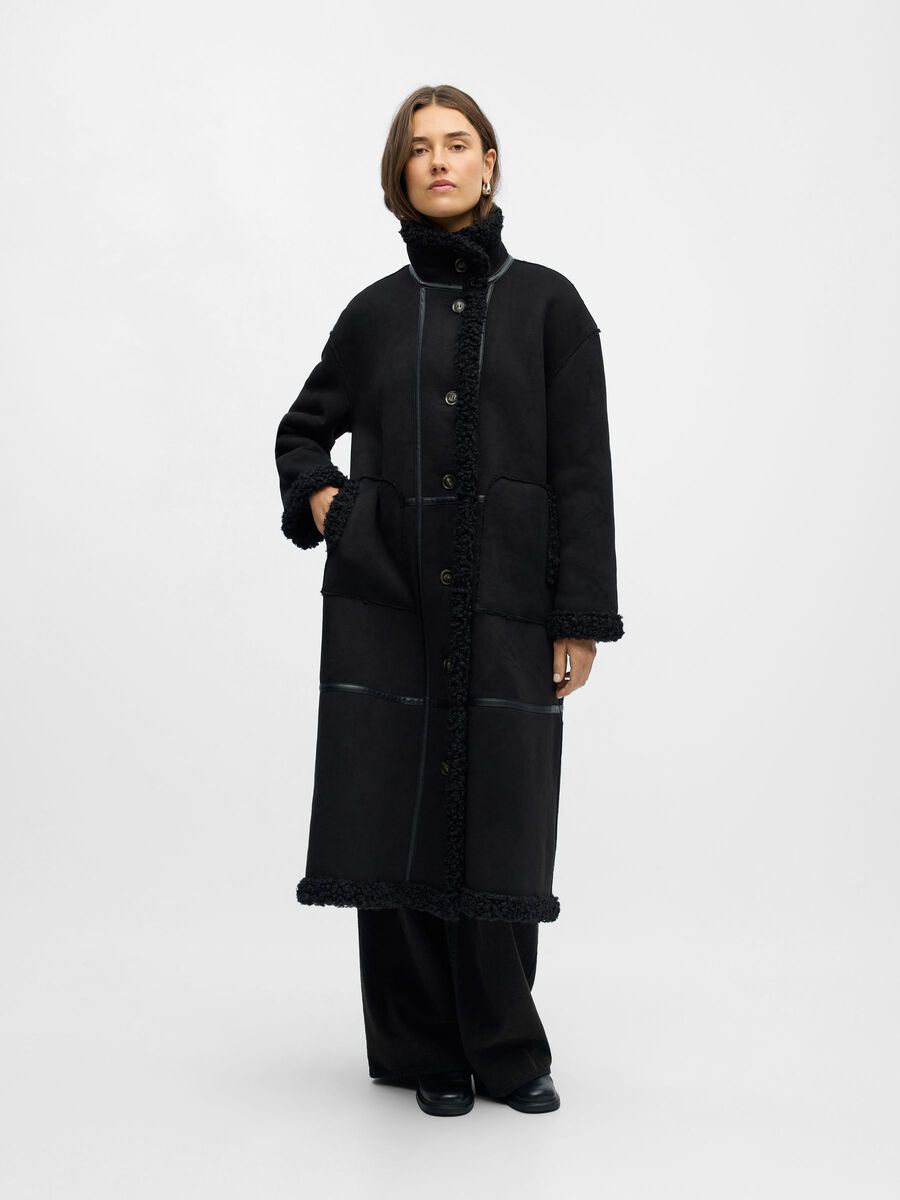 Carousel image - LONG COAT, Black | 2