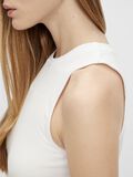 Object Collectors Item ROUND NECK SLEEVELESS TOP, White, highres - 23034452_White_006.jpg