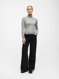 Product image thumbnail - COL TOP, Medium Grey Melange | 4