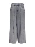 Product image thumbnail - JAMBE LARGE JEAN, Light Grey Denim | 1