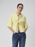 Object Collectors Item SHORT-SLEEVED KNITTED CARDIGAN, Lemon Meringue, highres - 23044018_LemonMeringue_006.jpg