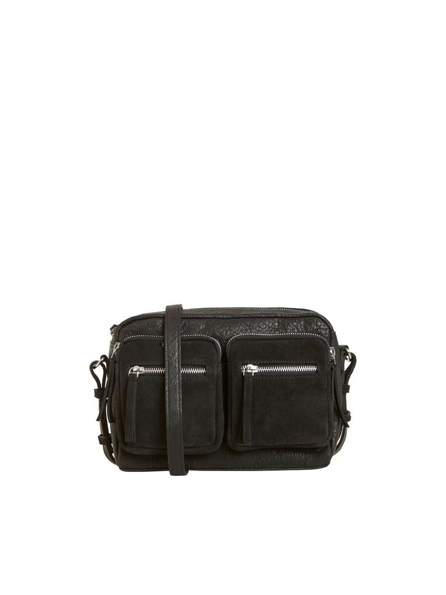 OBJECT CROSSOVER LEATHER BAG, Black, highres - 23030023_Black_001.jpg