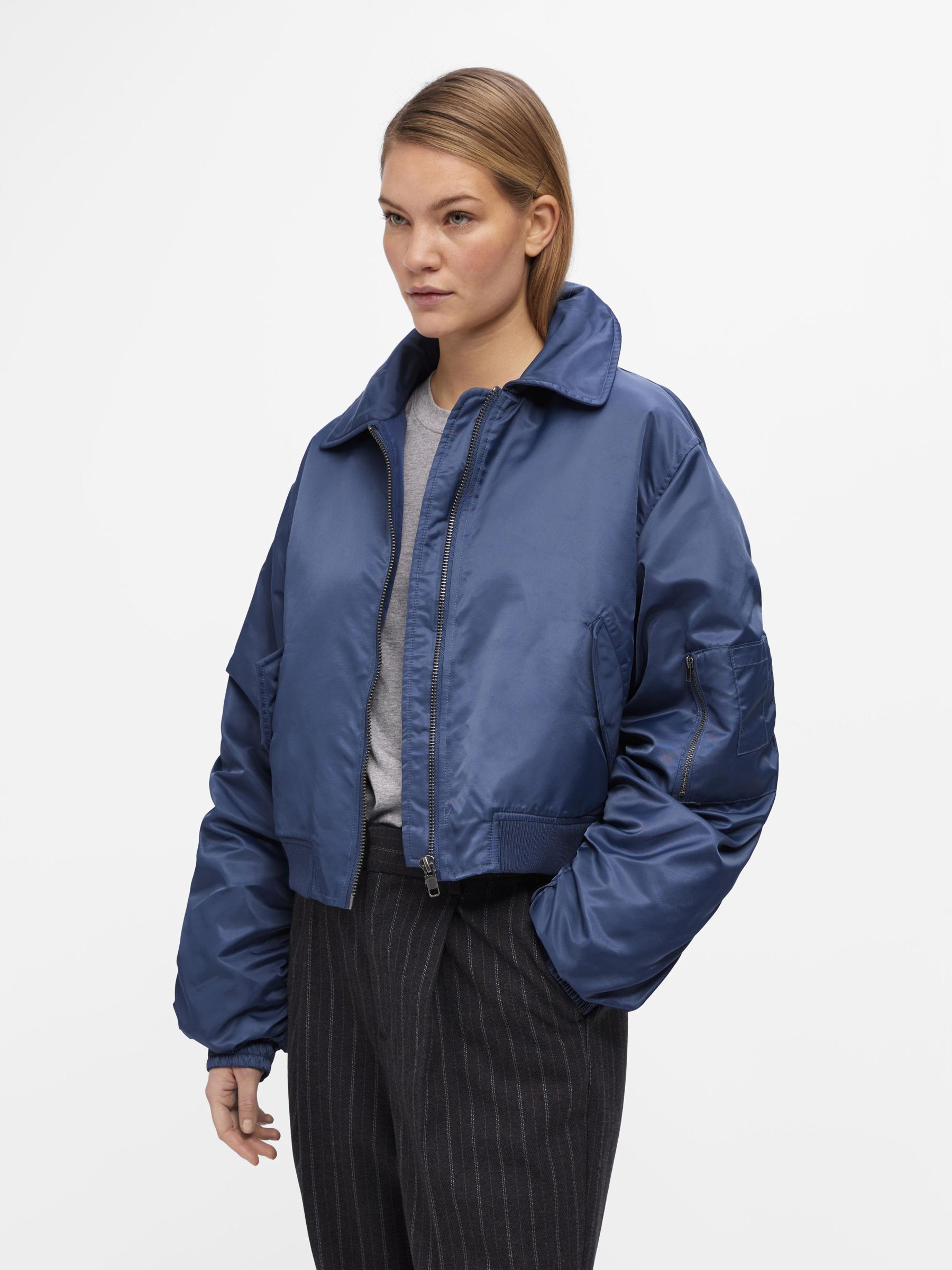 CROPPED BOMBER JACKET