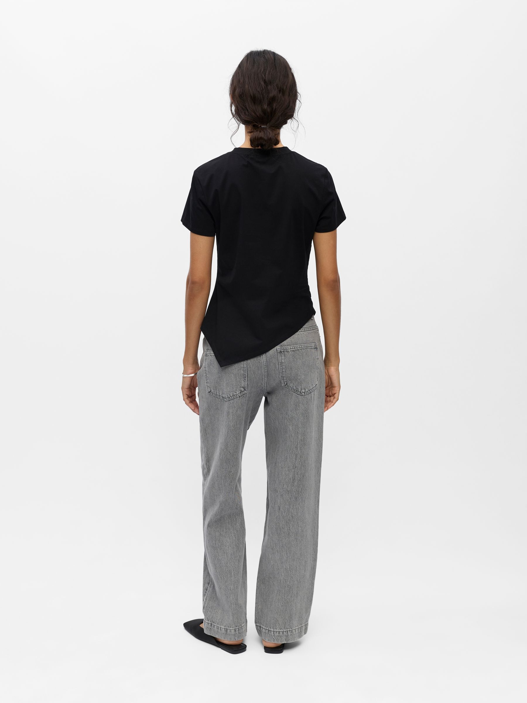 ASYMMETRIC T-SHIRT | Black | .OBJECT CI UK