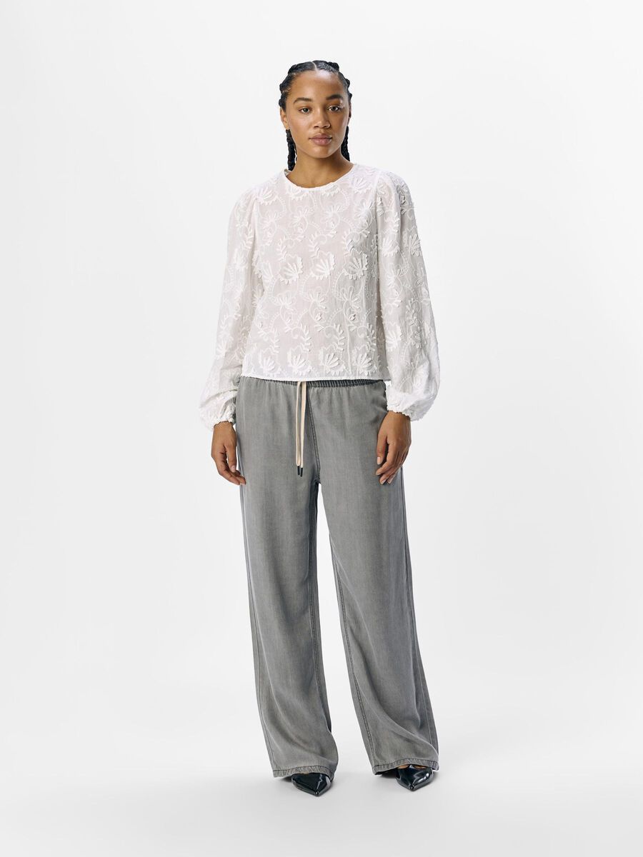Carousel image - DETAILED BLOUSE, Cloud Dancer | 4