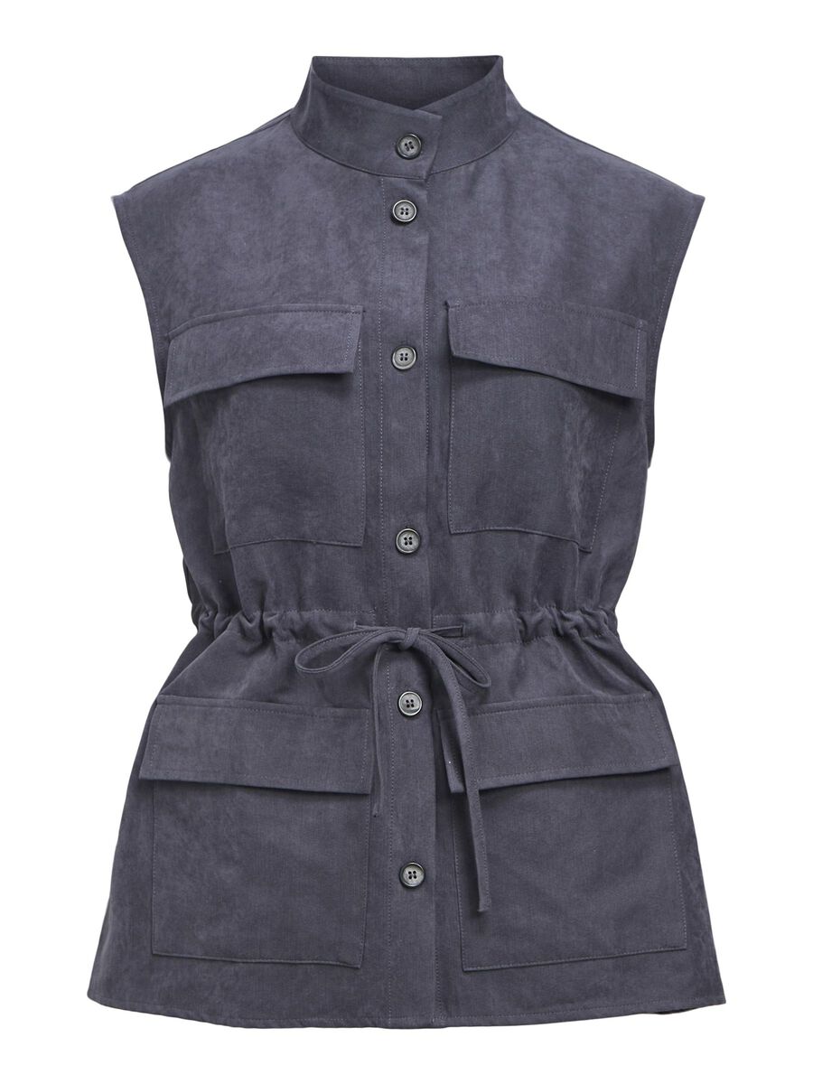 OBJECT LOOSE WAISTCOAT, Dark Denim, highres - 23047362_DarkDenim_001.jpg