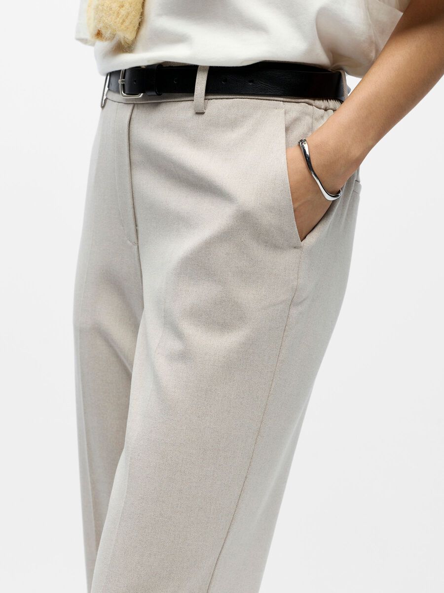 Carousel image - OBJLISA BUKSER MED LIGE BEN, Humus | 4