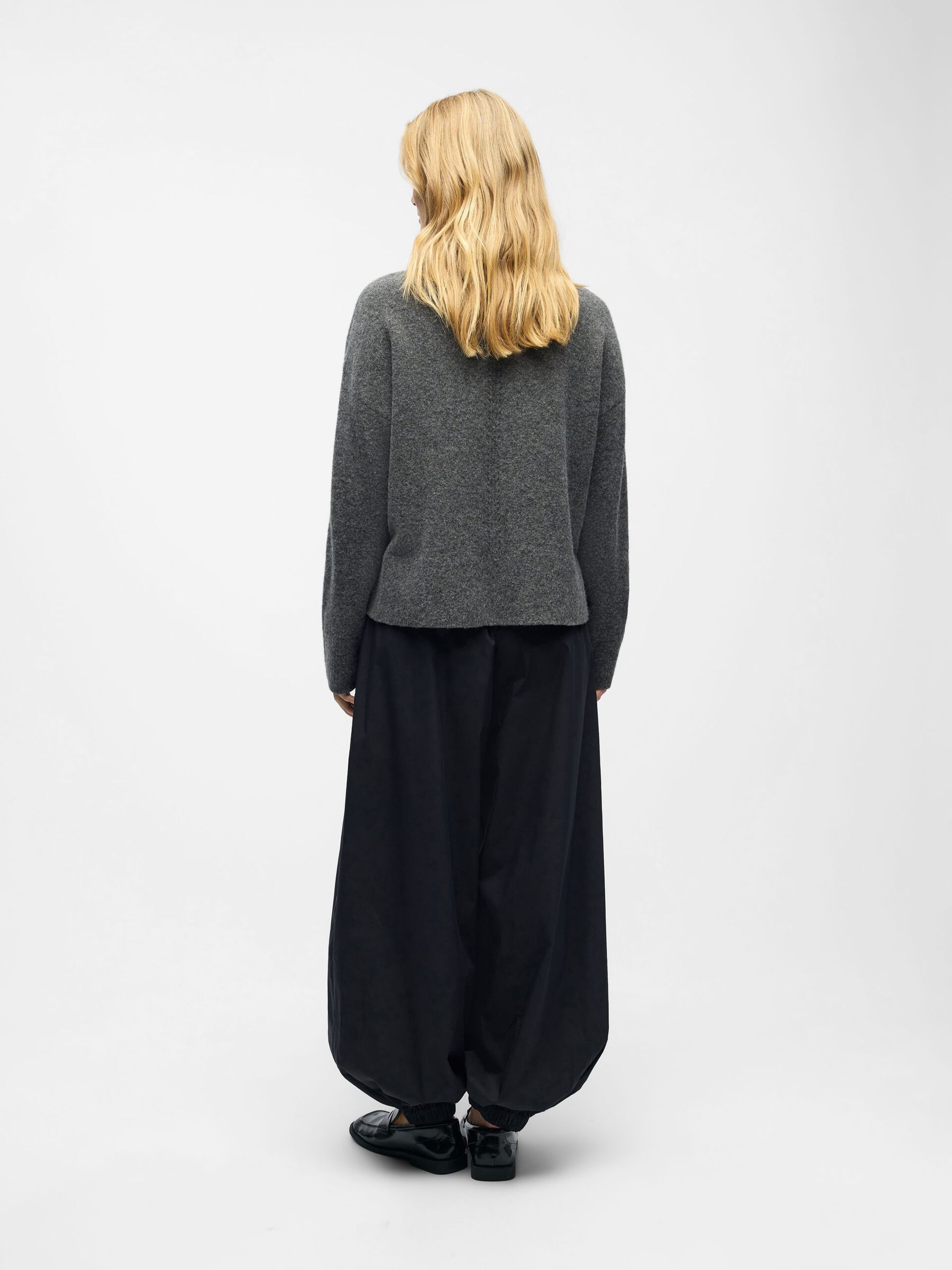 Carousel image - STRICK PULLOVER, Dark Grey Melange | 3