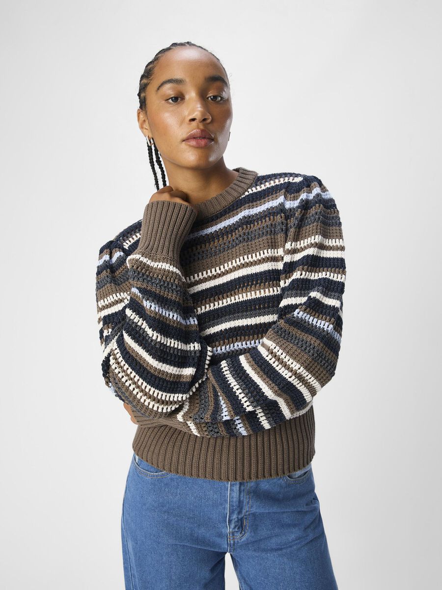 Carousel image - GESTREIFTER PULLOVER, Morel | 5