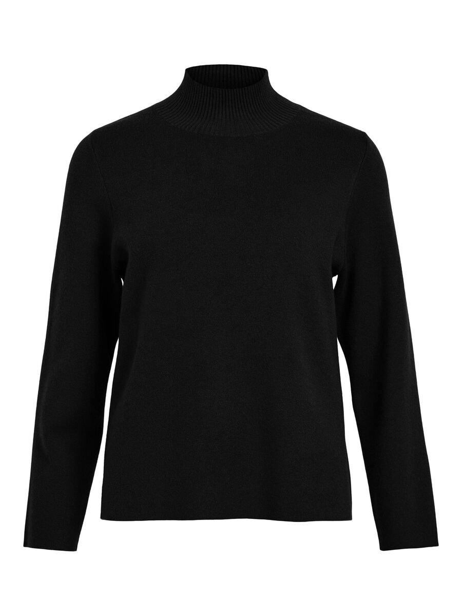 HIGH NECK PULLOVER | Black | .OBJECT CI Norway