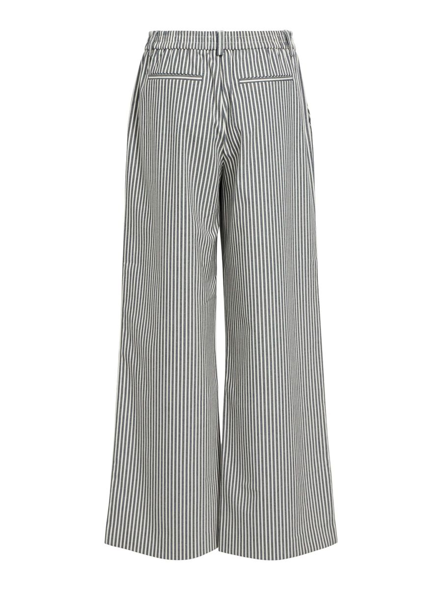 Carousel image - OBJLISA WIDE-LEG TROUSERS, Cloud Dancer | 2