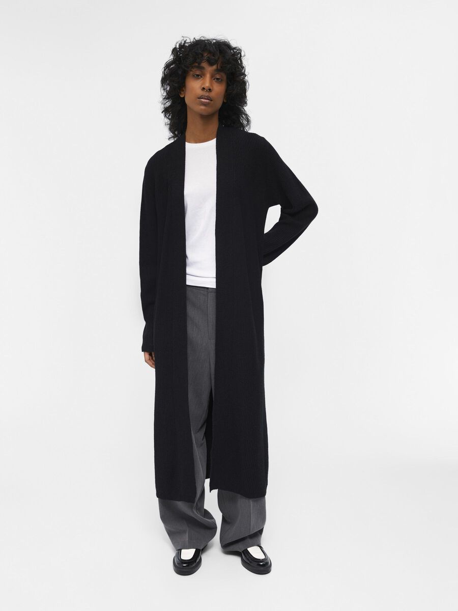 Object Collectors Item LONGLINE STRICKJACKE, Black, highres - 23035778_Black_003.jpg
