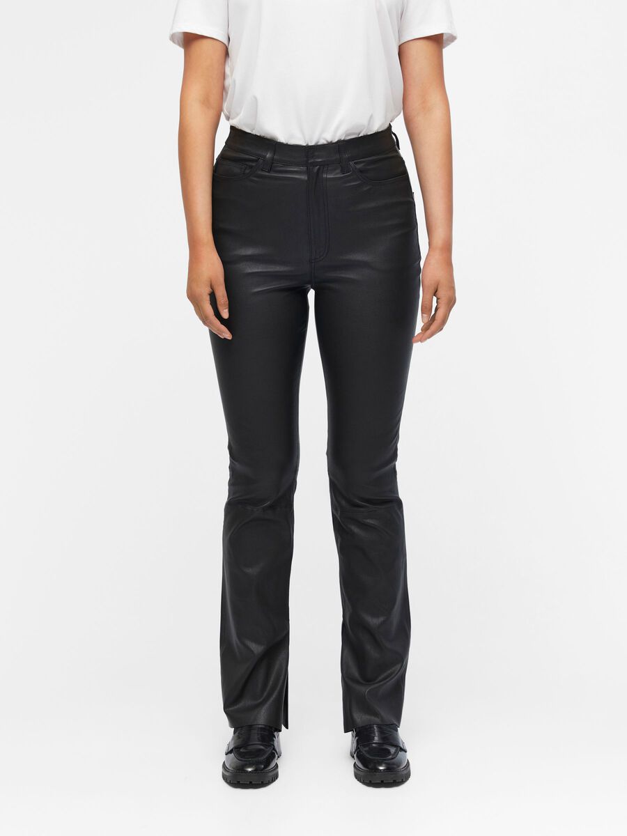 Object Collectors Item LEATHER TROUSERS, Black, highres - 23040286_Black_003.jpg