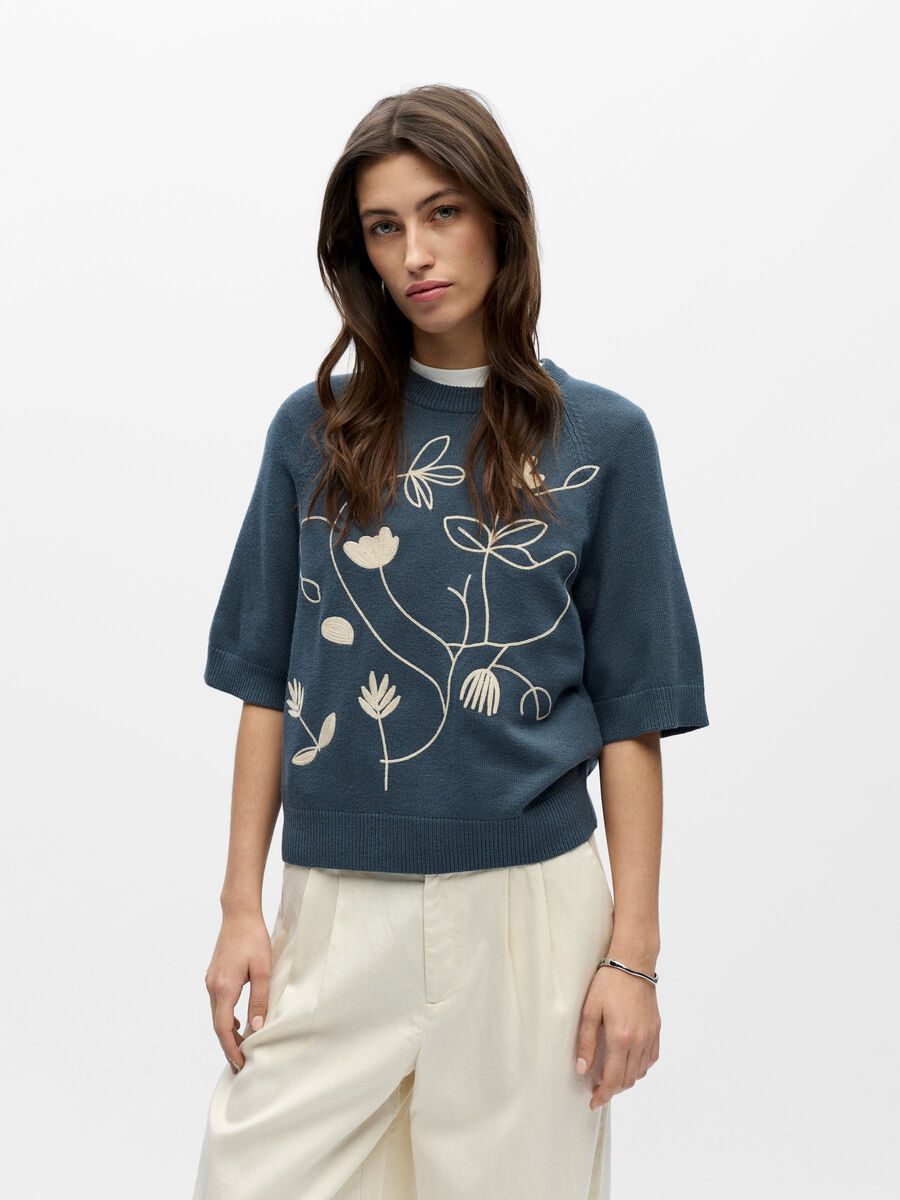 Product carousel image - &Agrave; MANCHES COURTES PULLOVER, Dark Slate | 1