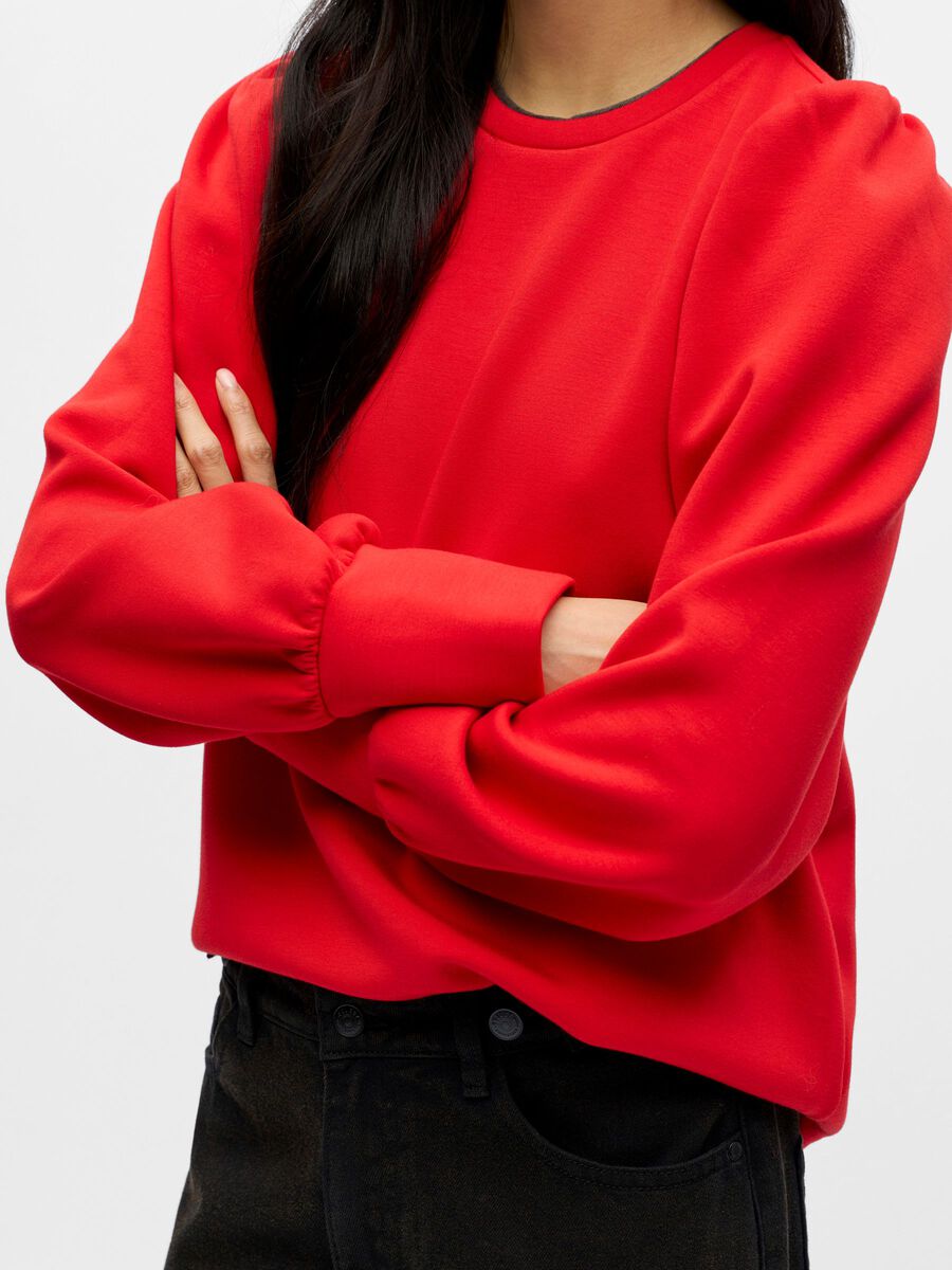 Carousel image - LONG SLEEVED TOP, Poinsettia | 5