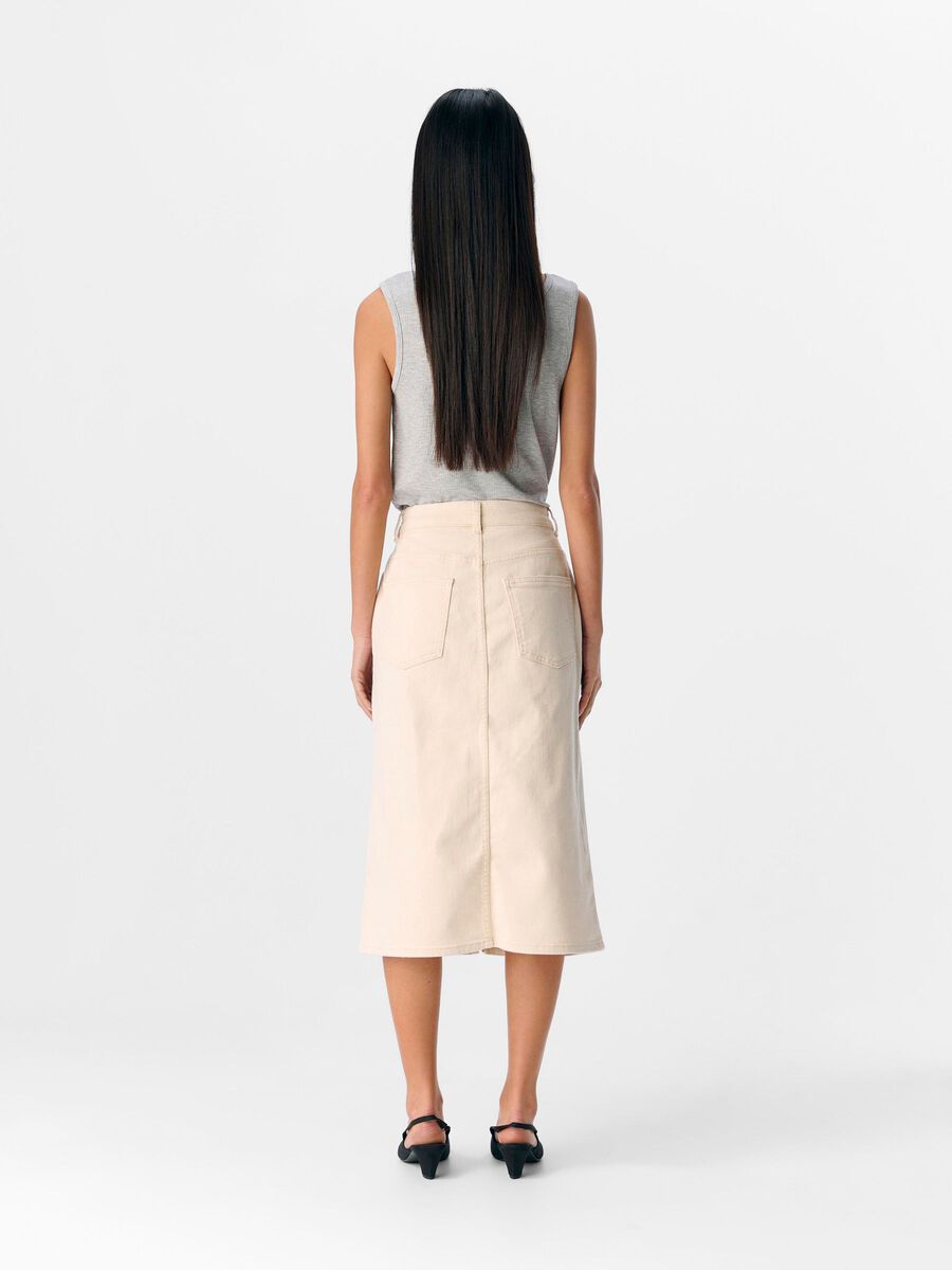 OBJECT DENIM MIDISKJØRT, Sandshell, highres - 23044756_Sandshell_004.jpg
